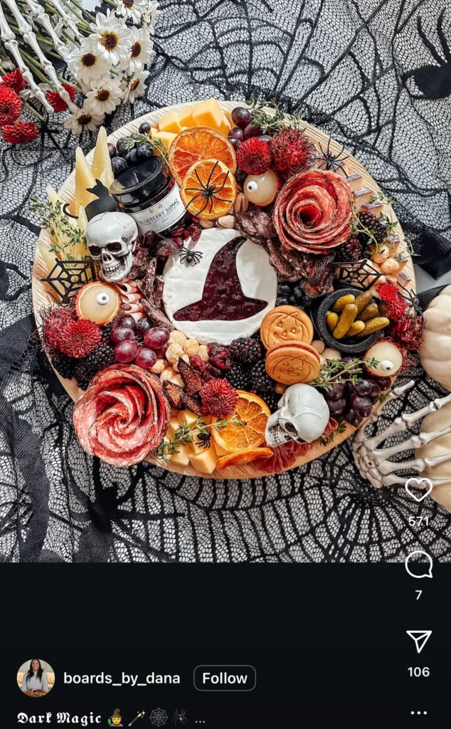 halloween charcuterie board