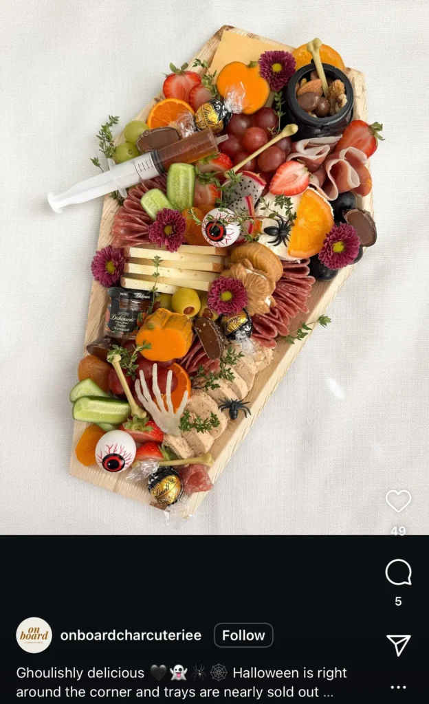 halloween charcuterie board