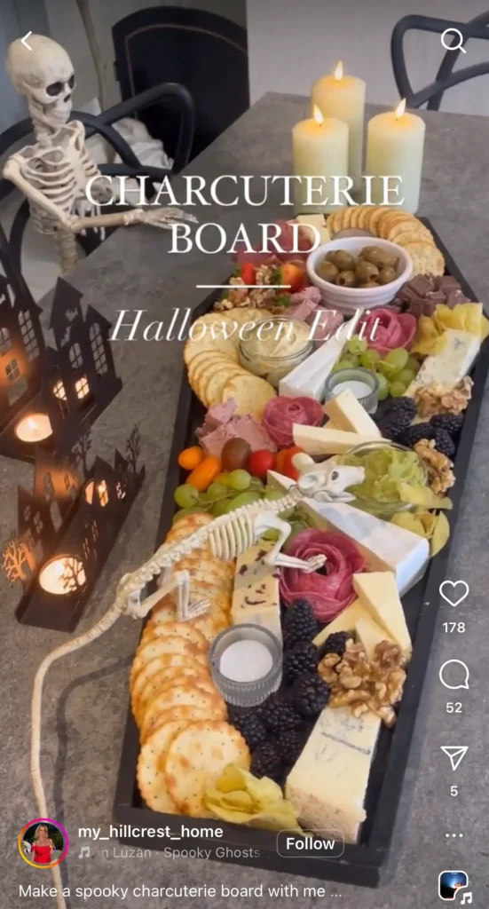 halloween charcuterie board