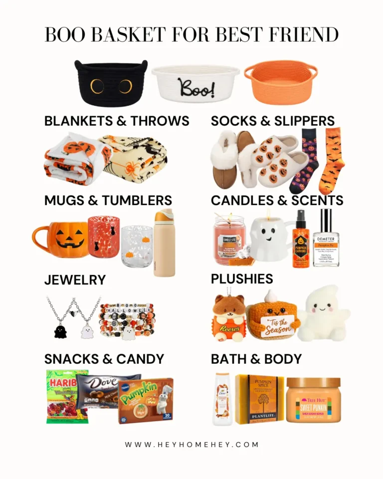 boo basket ideas for best friend