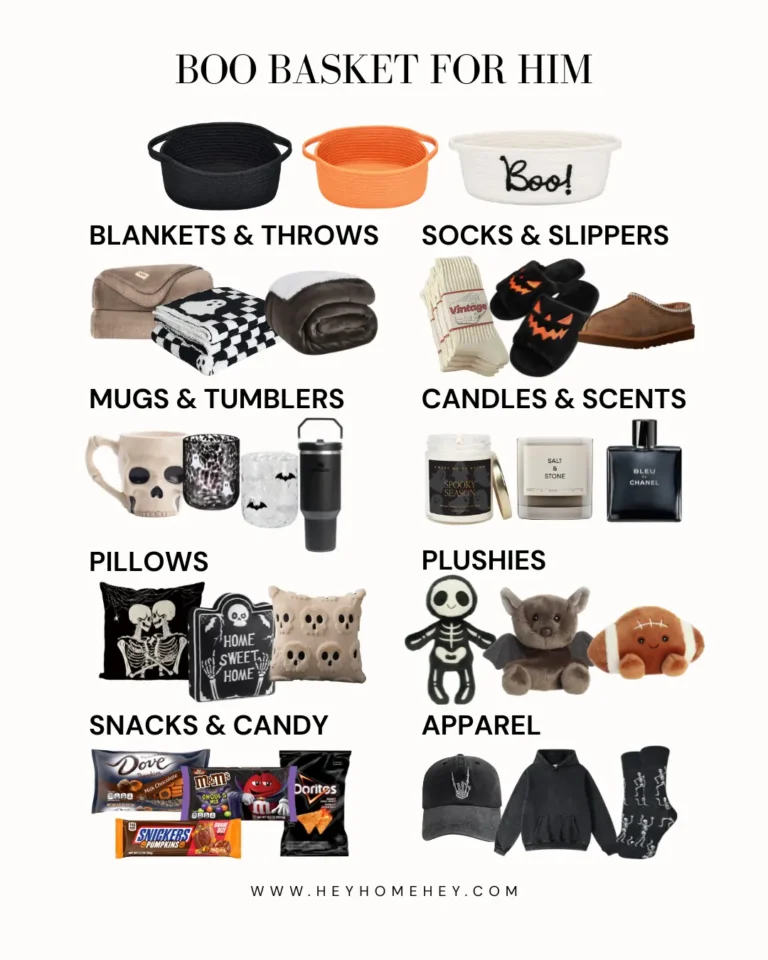 boo basket ideas for him
