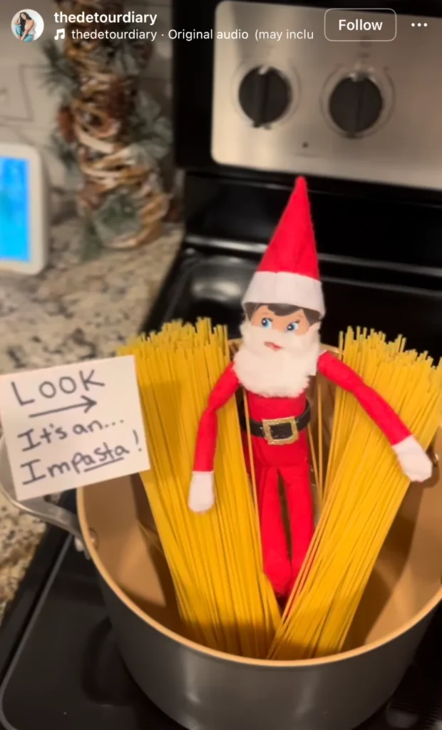funny elf on the shelf ideas