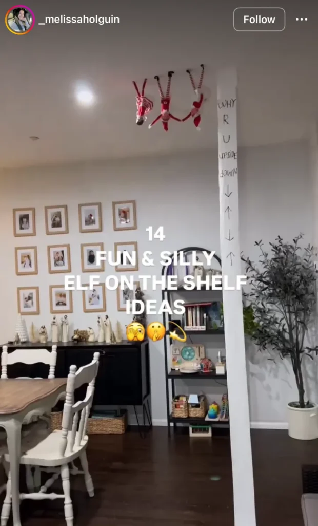 funny elf on the shelf ideas