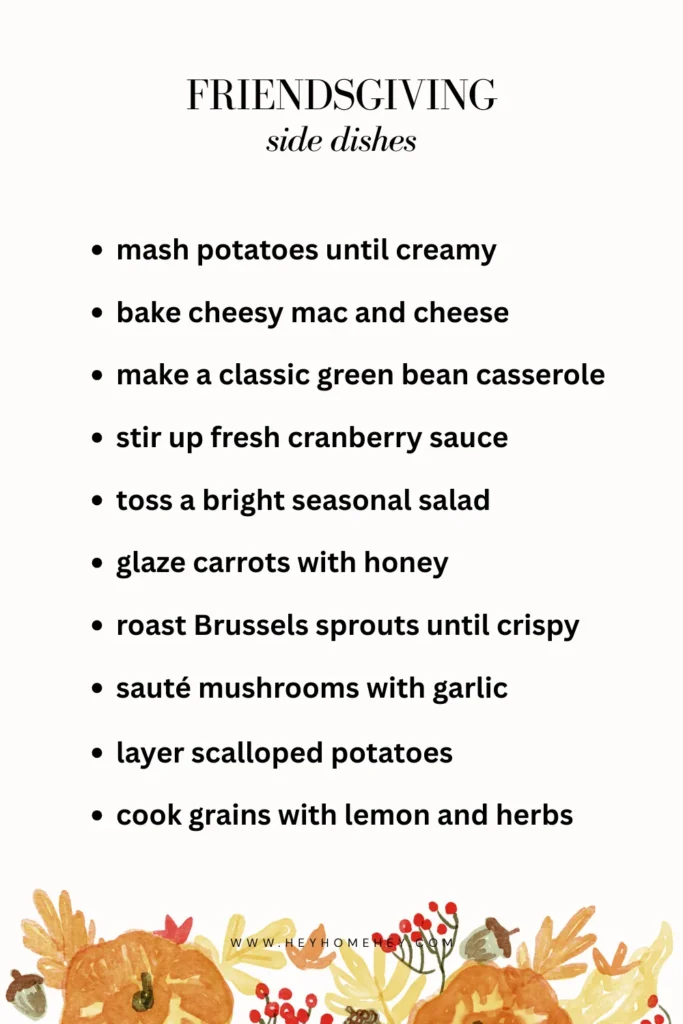 Friendsgiving ideas