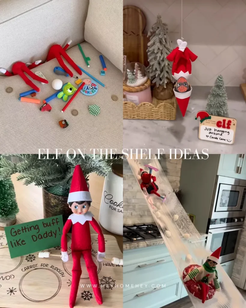 funny elf on the shelf ideas