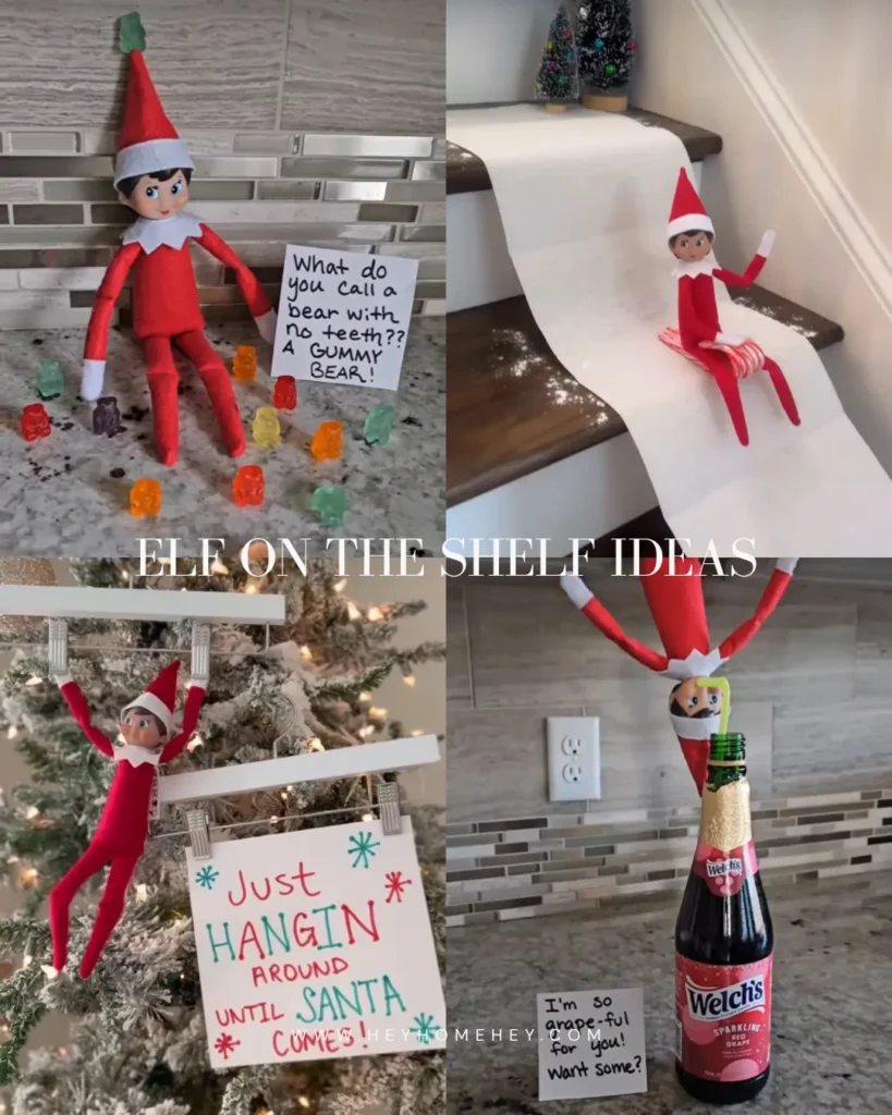 last minute elf on the shelf ideas